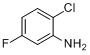 CAS:452-83-5_2-氯-5-氟苯胺的分子结构