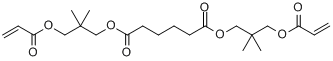 CAS:45302-29-2_己二酸-双[2,2-二甲基-3-(2-丙烯酰氧基)]丙酯的分子结构