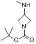 CAS:454703-20-9_3-(甲基氨基)氮杂丁烷-1-羧酸叔丁酯的分子结构