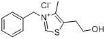 CAS:4568-71-2_3-苯甲基-5-(2-羟基乙基)-4-甲基噻唑啉氯的分子结构