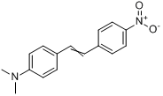 CAS:4584-57-0_4-二甲氨基-4'-硝基苯乙烯的分子结构