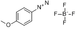 CAS:459-64-3_四氟硼酸-4-甲氧基重氮苯正酯的分子结构