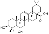 CAS:465-99-6_常春藤皂苷元的分子结构