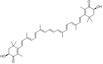 CAS:472-61-7_虾青素的分子结构