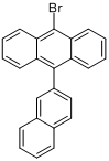 CAS:474688-73-8_9-溴-10-(2-萘基)蒽的分子结构