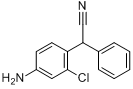 CAS:4760-53-6_4-氨基-2-氯二苯基乙腈的分子结构