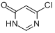 CAS:4765-77-9_6-氯嘧啶-4(3H)-酮的分子结构