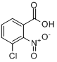 CAS:4771-47-5_3-氯-2-硝基苯甲酸的分子结构