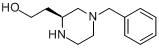 CAS:477220-33-0_(S)-4-苯甲基-2-哌嗪乙醇的分子结构