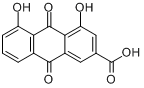 CAS:478-43-3_大黄酸的分子结构