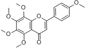 CAS:481-53-8_桔皮素的分子结构