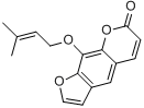 CAS:482-44-0_欧前胡素的分子结构