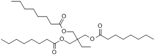 CAS:4826-87-3_2-乙基-2-(辛酰氧甲基)-1,3-丙二醇二辛酸酯的分子结构