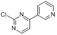 CAS:483324-01-2_4-(3-吡啶基)-2-氯嘧啶的分子结构