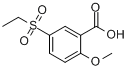 CAS:4840-63-5_2-甲氧基-5-乙砜基苯甲酸的分子结构