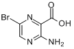 CAS:486424-37-7_3-氨基-6-溴吡嗪-2-甲酸的分子结构