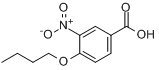 CAS:4906-28-9_4-丁氧基-3-硝基苯甲酸的分子结构