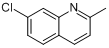 CAS:4965-33-7_7-氯喹哪啶的分子结构