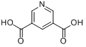 CAS:499-81-0_3,5-吡啶二甲酸的分子结构