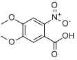 CAS:4998-07-6_6-硝基藜芦酸的分子结构
