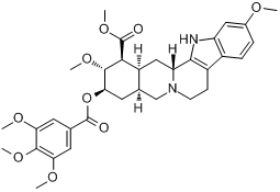 CAS:50-55-5_利血平的分子结构