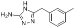 CAS:502685-82-7_5-(3-甲基苄基)-4H-1,2,4-三唑-3-胺的分子结构
