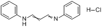 CAS:50328-50-2_盐酸-N-(3-苯氨基-2-丙烯亚基)苯胺的分子结构