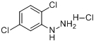 CAS:50709-35-8_2,5-二氯苯肼盐酸盐的分子结构