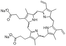 CAS:50865-01-5_原卟啉钠的分子结构