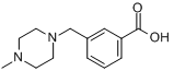 CAS:514209-42-8_3-(4-甲基哌嗪-1-基甲基)苯甲酸的分子结构