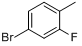 CAS:51436-99-8_4-溴-2-氟甲苯的分子结构