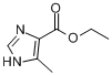 CAS:51605-32-4_5-甲基-1H-4-咪唑酸乙酯的分子结构