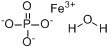 CAS:51833-68-2_磷酸铁 水合物的分子结构