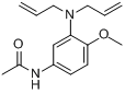 CAS:51868-45-2_3-(N,N-二烯丙基)氨基-4-甲氧基乙酰苯胺的分子结构