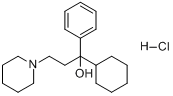 CAS:52-49-3_盐酸苯海索的分子结构