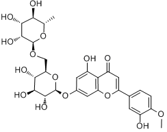 CAS:520-27-4_地奥斯明的分子结构