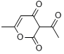CAS:520-45-6_脱氢乙酸的分子结构