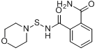 CAS:52049-33-9_N-(吗啉硫代)酞酰亚胺的分子结构