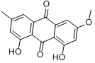 CAS:521-61-9_大黄素甲醚的分子结构