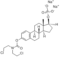 CAS:52205-73-9_雌莫司汀磷酸钠的分子结构