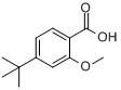 CAS:52328-48-0_4-叔丁基-2-甲氧基苯甲酸的分子结构
