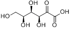 CAS:526-98-7_2-酮-L-古洛糖酸的分子结构