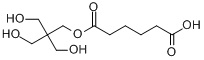 CAS:52627-55-1_己二酸与2,2'-双(羟甲基)-1,3-丙二醇的酯的分子结构