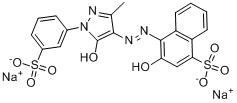 CAS:52677-44-8_[4-[[4,5-二氢-3-甲基-5-氧代-1-(3-磺基苯基)-1H-吡唑-4-基]偶氮]-3-羟基-1-萘磺酸根(4-)]铬酸钠酸性红186的分子结构