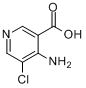 CAS:52834-09-0_4-氨基-5-氯烟酸的分子结构