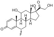 CAS:53-34-9_氟泼尼龙的分子结构