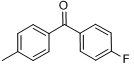 CAS:530-46-1_4-氟-4'-甲基二苯甲酮的分子结构