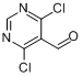 CAS:5305-40-8_4,6-二氯-5-嘧啶甲醛的分子结构