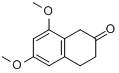 CAS:53076-59-8_6,8-二甲氧基-3,4-二氢-1H-2-萘酮的分子结构