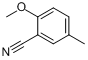 CAS:53078-70-9_2-甲氧基-5-甲基苯腈的分子结构